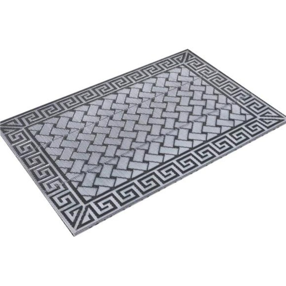 Reversible Mats, Plastic Straw Rug, Modern Area Rug, Large Floor Mat and Rug - Picture 4 of 6